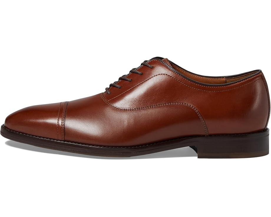 Оксфорды Johnston & Murphy Sullivan Cap Toe, цвет Tan Italian Calfskin — фото 4