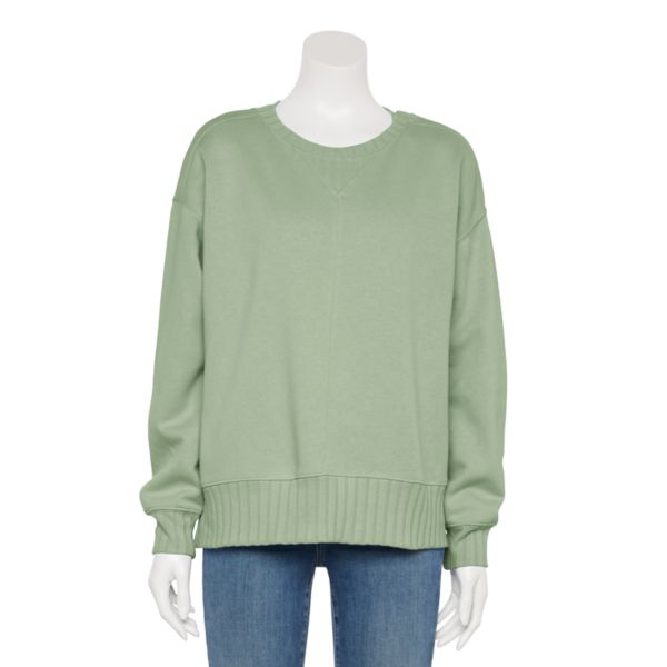 

Женский адаптивный свитшот с круглым вырезом Sonoma Goods For Life, цвет madri green