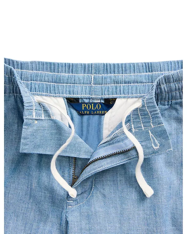 Хлопковые шорты из шамбре - для детей постарше Ralph Lauren, Chambray — фото 3