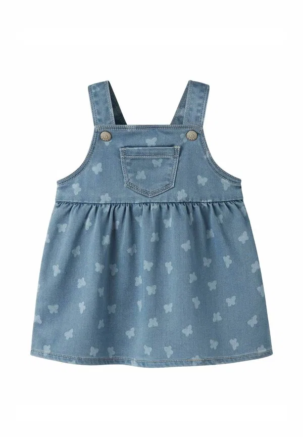 Джинсовое платье с принтом jeanskleid Name It, Light Blue Denim