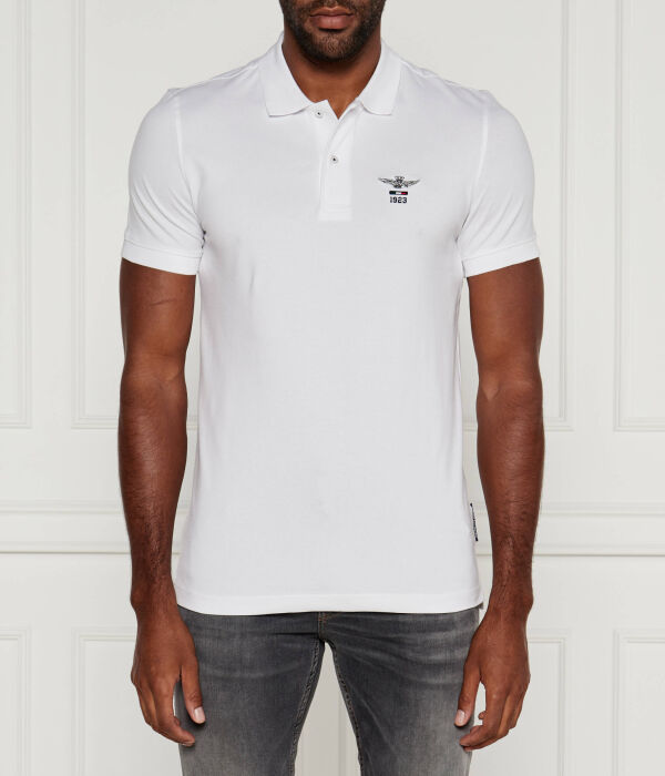 

Рубашка поло Slim fit Aeronautica Militare, белый
