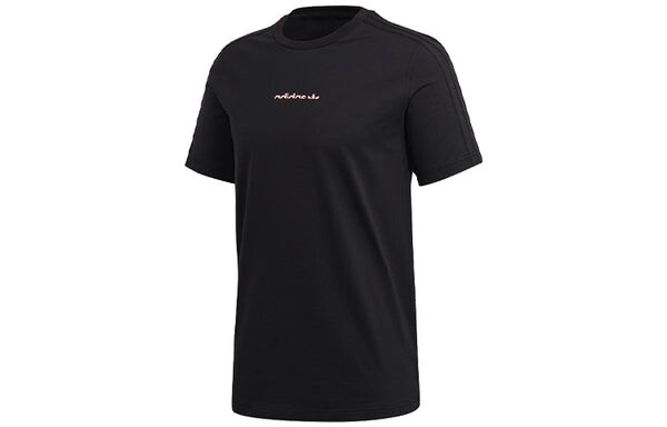 Футболка originals flame printing short sleeve black Adidas, черный — фото 2