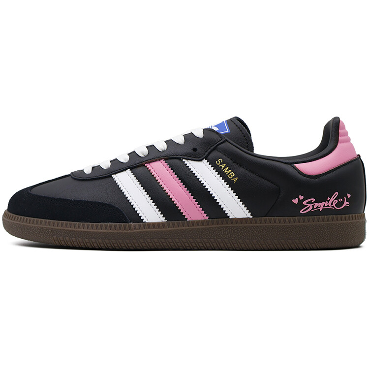 

Кроссовки adidas originals Samba Skateboarding Shoes Unisex Low-top Black Pink White, черный