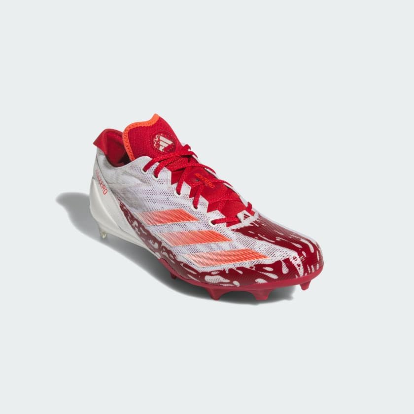 Мужские кроссовки Adidas Adizero Ghost, белый/красный — фото 4