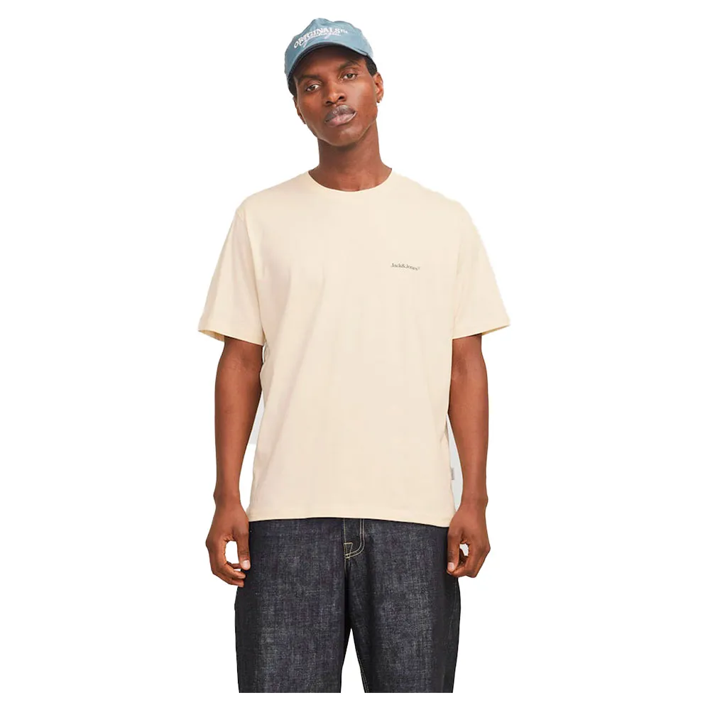 

Футболка с коротким рукавом Jack & Jones Split Back, бежевый