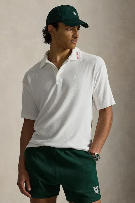 Футболка поло с хлопком Ralph Lauren, белый