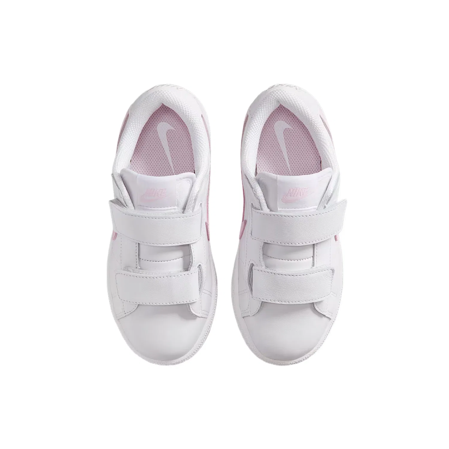 Кроссовки для скейтбординга Nike Tennis Classic Leather Low Top бело-розовые — фото 4
