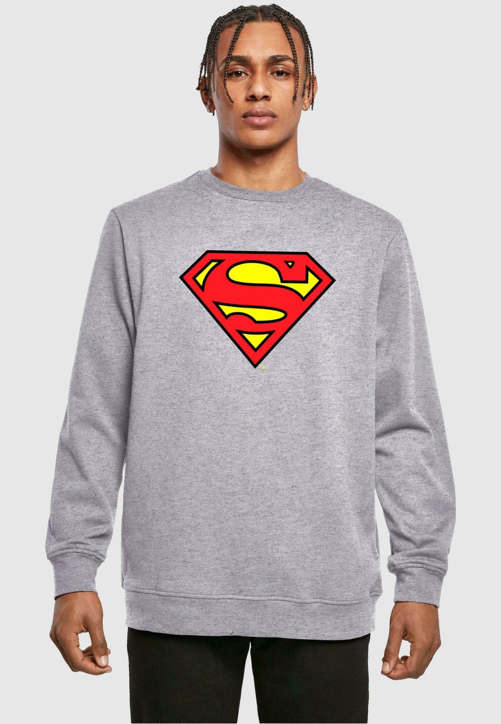 

Толстовка DC ORIGINALS-SUPERMAN SHIELD CREWNECK ABSOLUTE CULT, серый