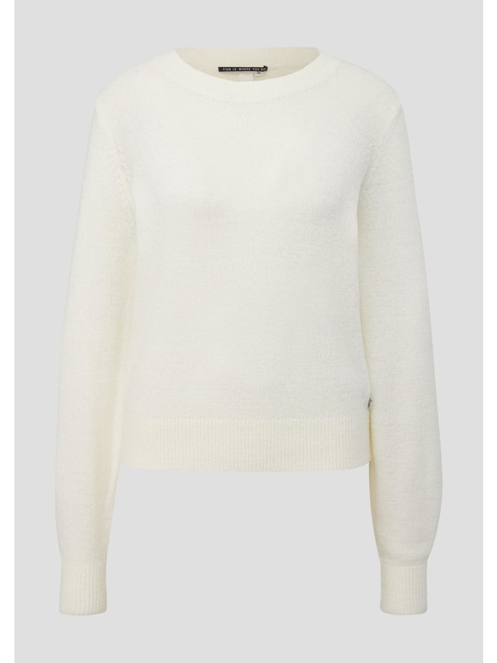 

QS Вязаный свитер цвета 0200_cream