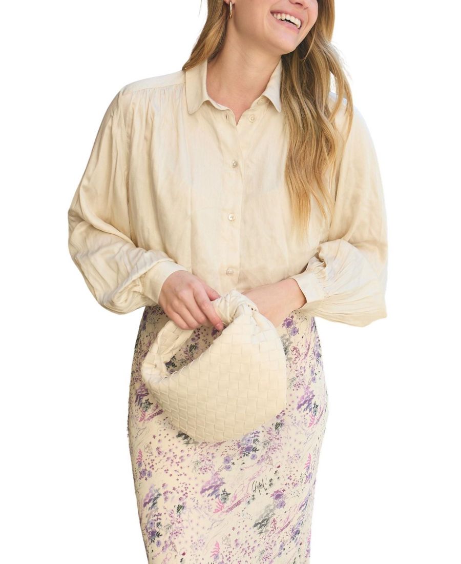 

Женская рубашка с воротником "Питер Пэн" "Марианна" Lily and Lionel London, Natural