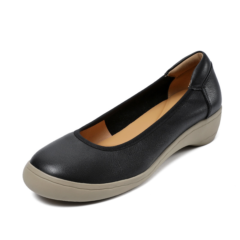 Повседневные однобортные туфли женские Devanro, Black