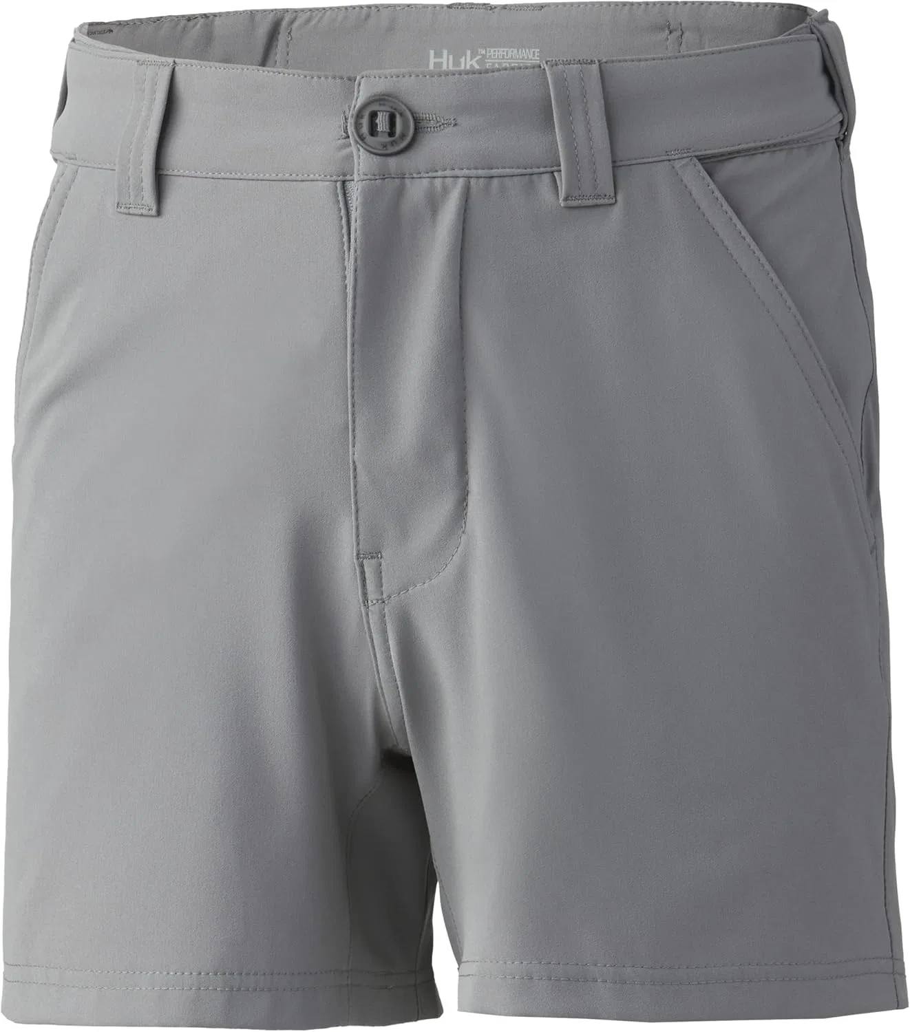 Детские водоотталкивающие и быстросохнущие шорты HUK Kids' Pursuit, Overcast Grey