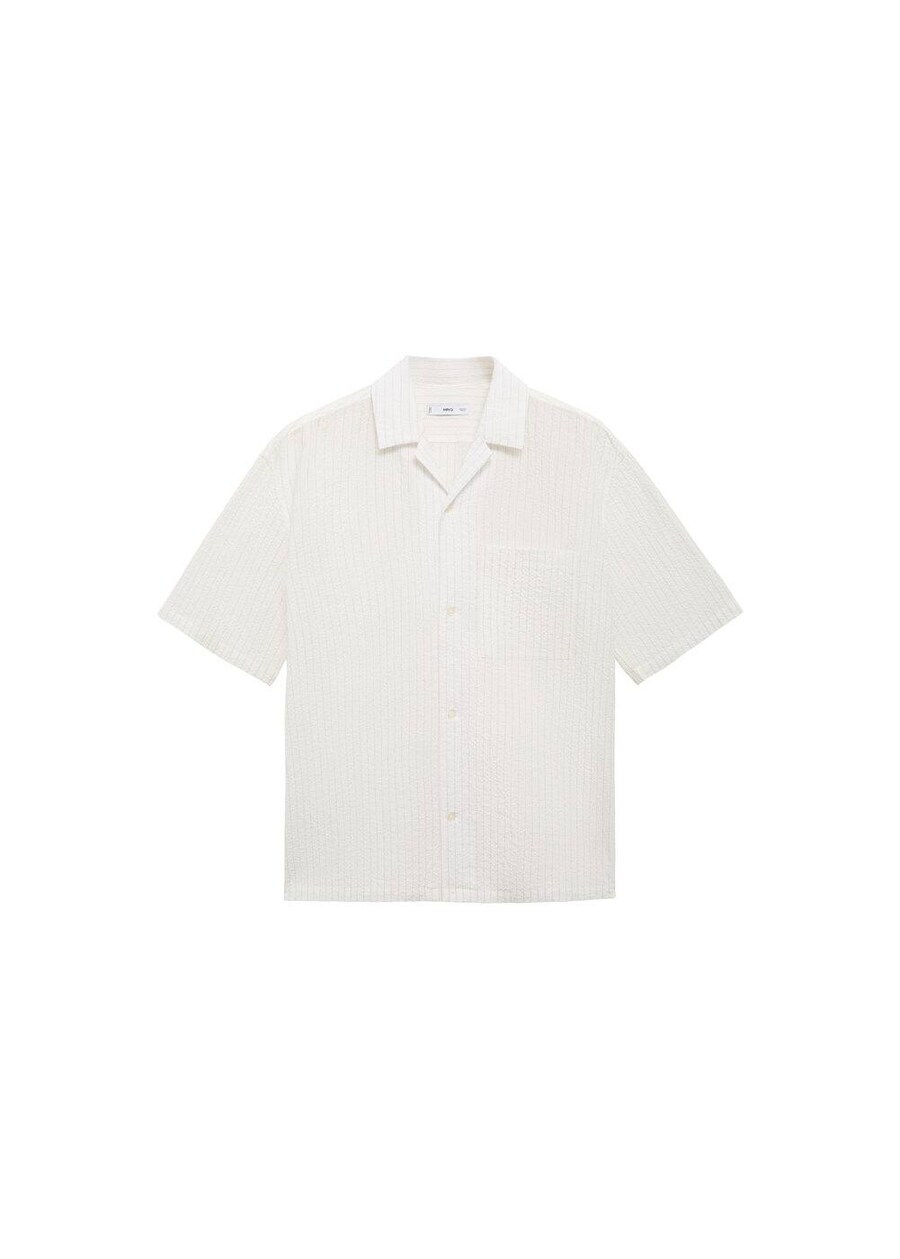 

Рубашка на пуговицах Comfort fit MANGO MAN Kiss, White