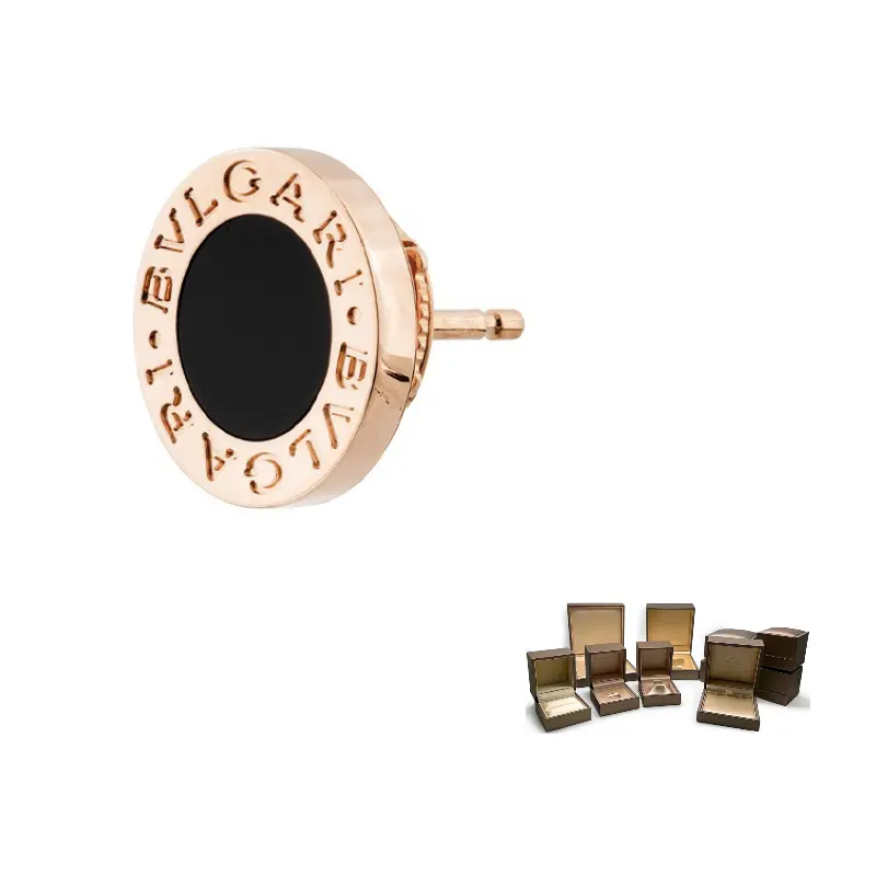 BVLGARI Серьги из розового золота 18 карат Unisex