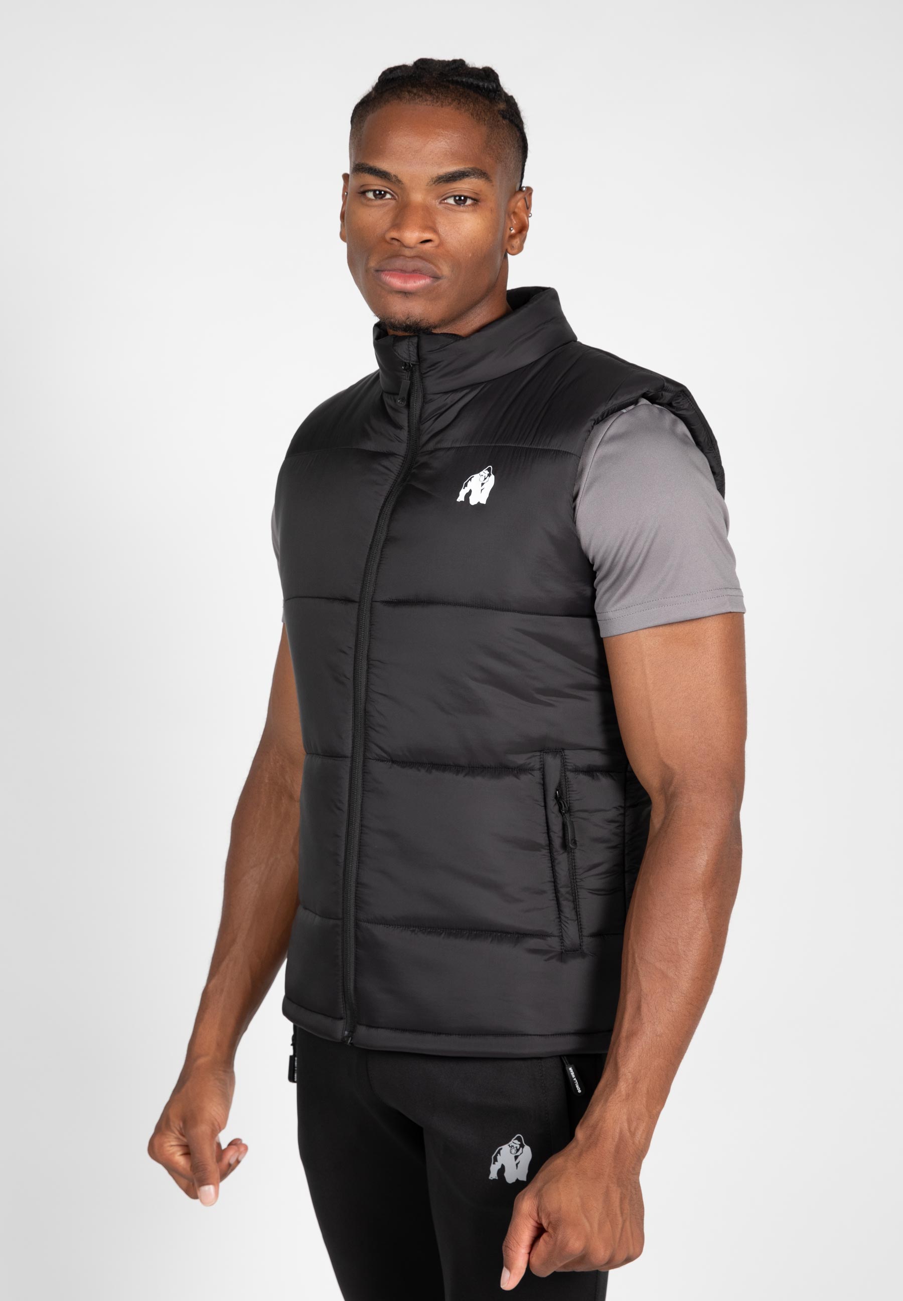 

Спортивная куртка Gorilla Wear Irvine Puffer Weste Schwarz, цвет Irvine Puffer Weste