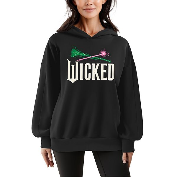 

Женский худи Wicked for Good оверсайз из флиса Licensed Character