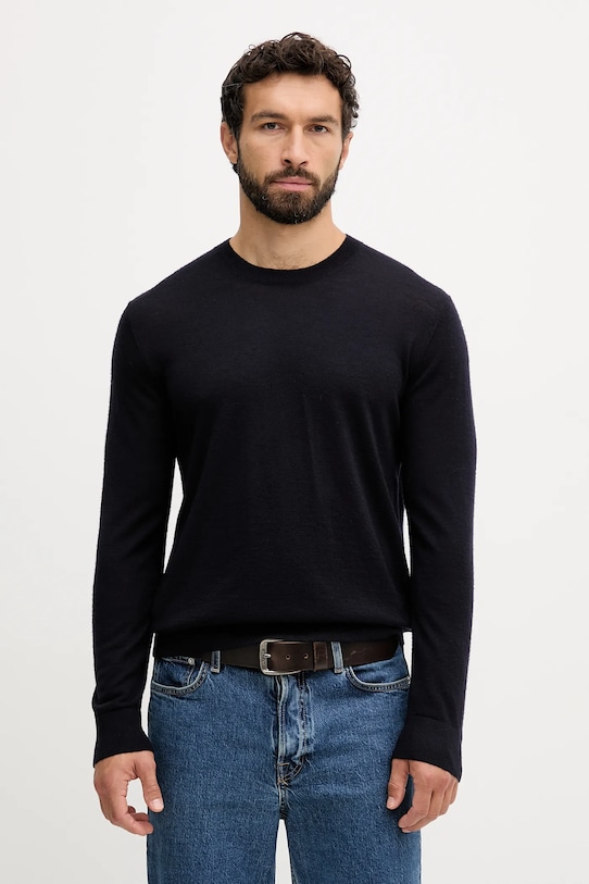 

Шерстяной свитер United Colors Of Benetton, темно-синий