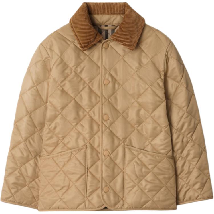 

Утепленная куртка SS25 Kids' Burberry, коричневый