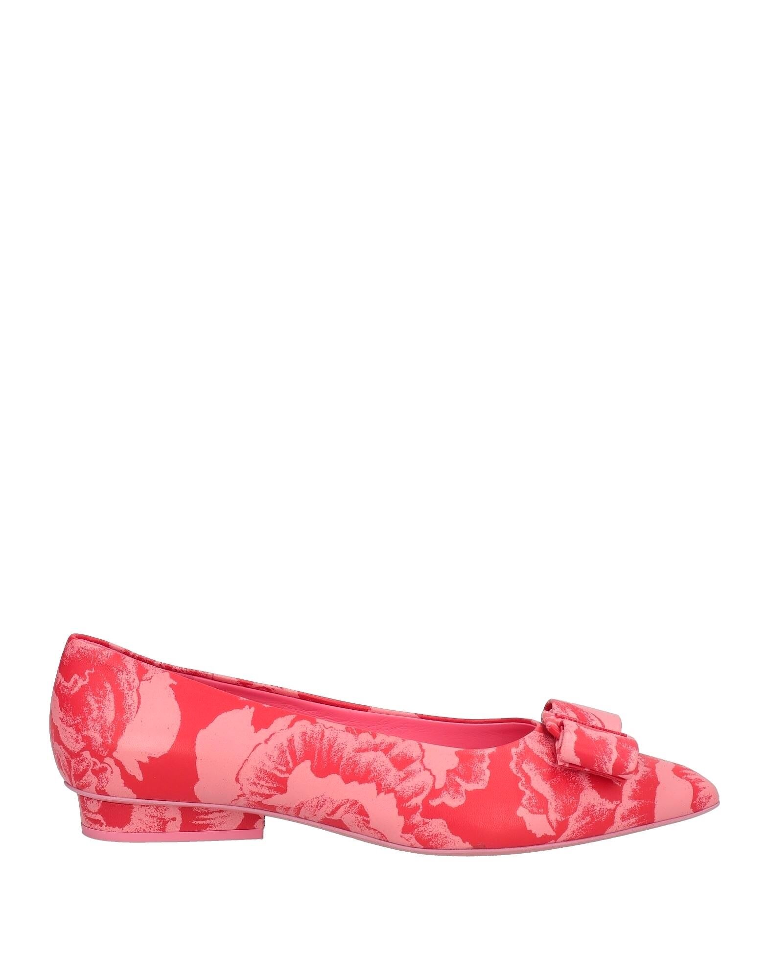 Балетки Ferragamo, коралловый