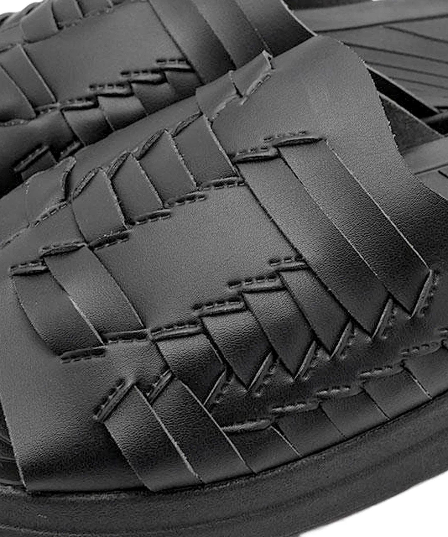 Унисекс сандалии из искусственной кожи MALIBU SANDALS THUNDERBIRD SLIDE чёрные — фото 3