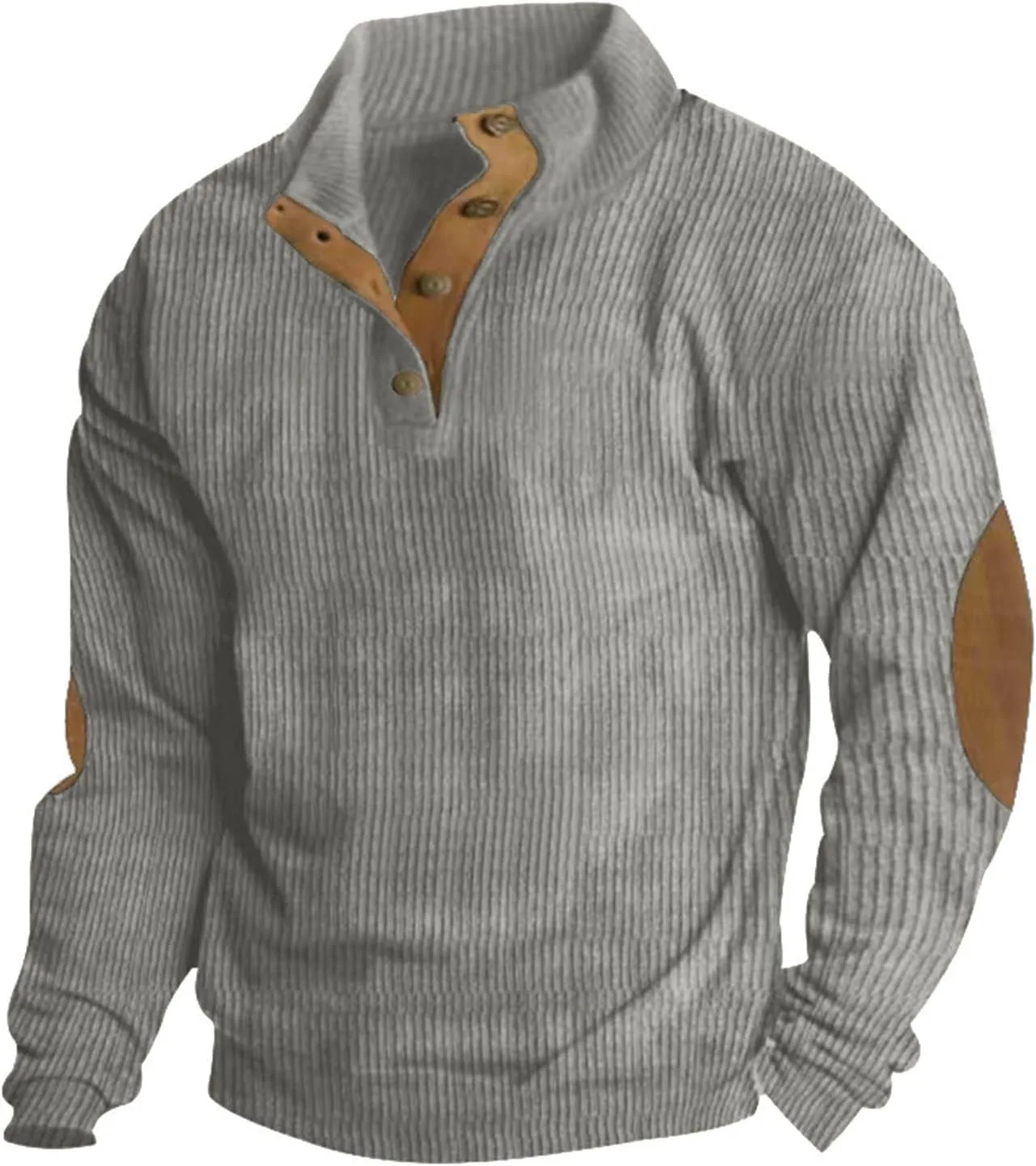 

Мужской вельветовый свитер с налокотниками MGWTFZDL