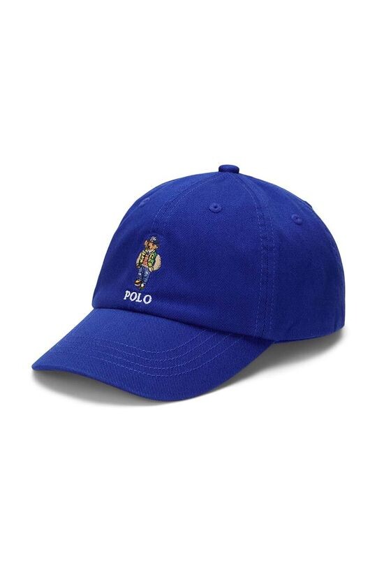 

Детская хлопковая бейсболка. Polo Ralph Lauren, синий