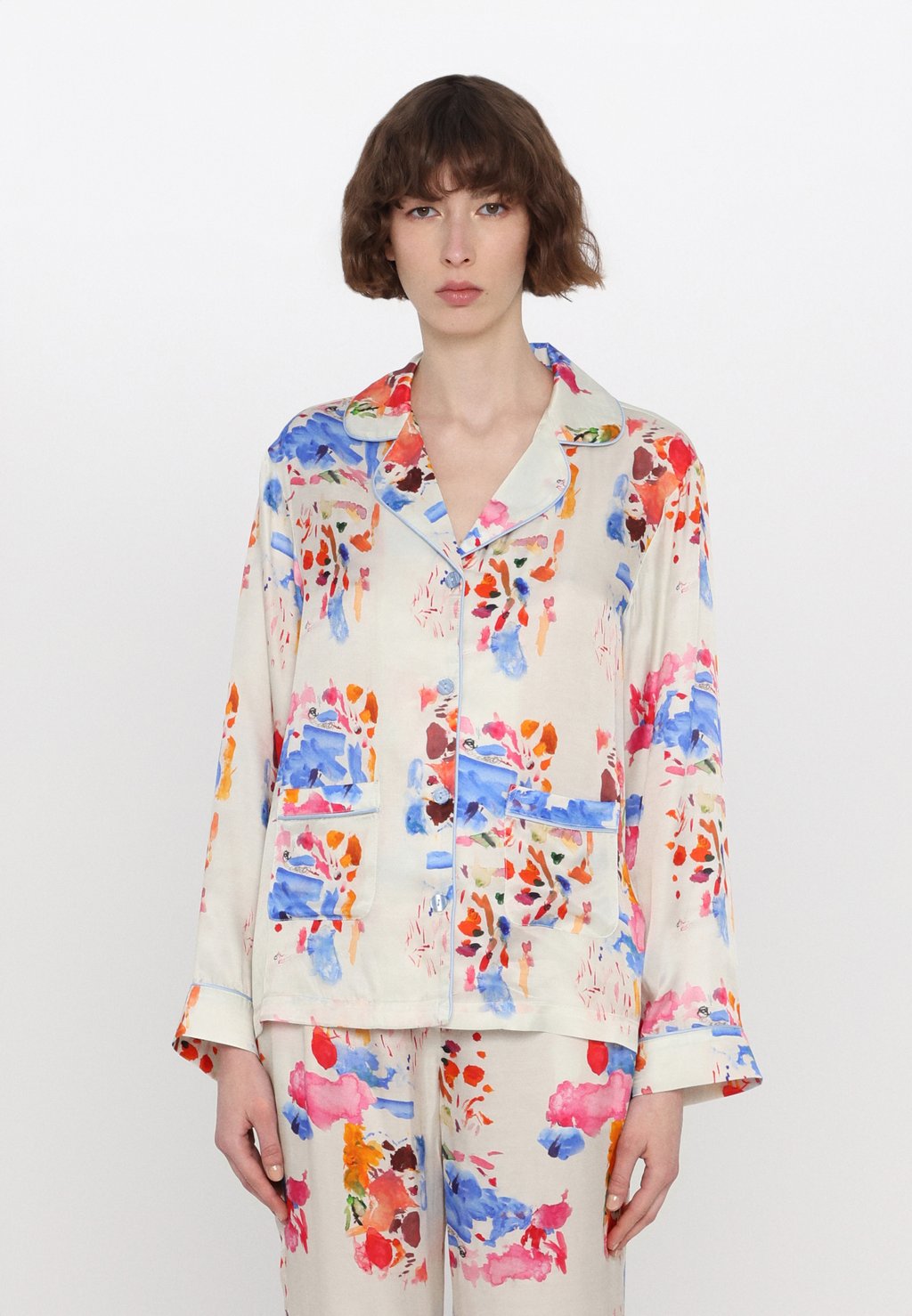 

Блузка на пуговицах MIZU SHIRT Helmstedt, белый