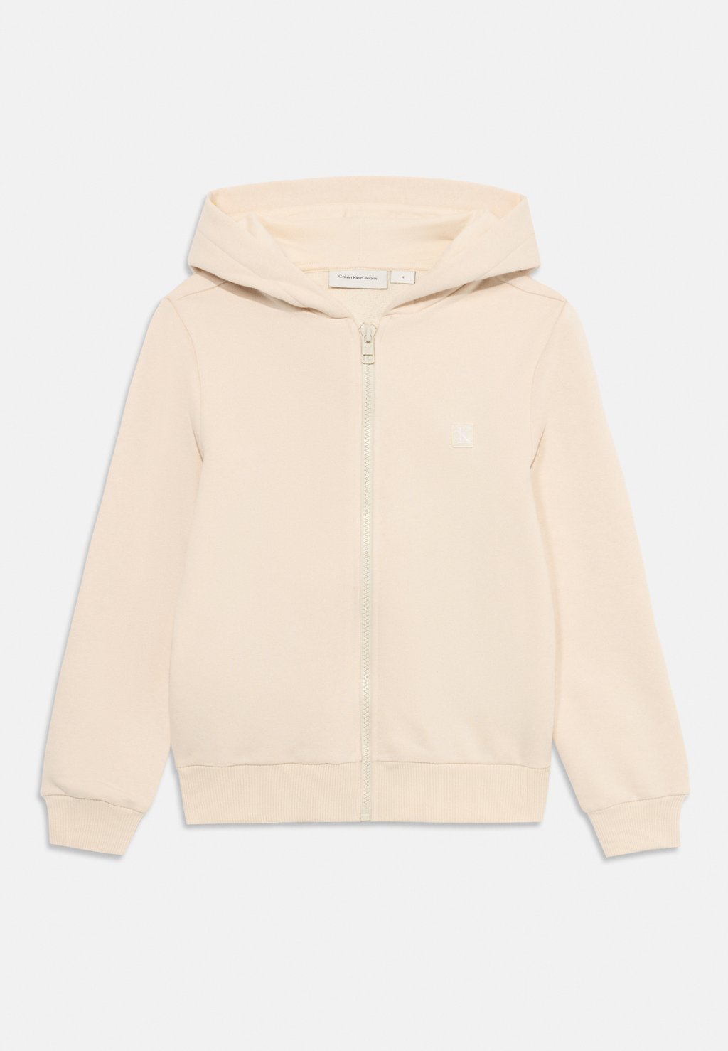 

Толстовка на молнии MINI BADGE ZIP THROUGH UNISEX Calvin Klein Jeans, слоновая кость