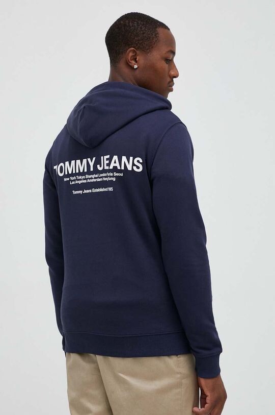 

Хлопковая толстовка Tommy Jeans, темно-синий