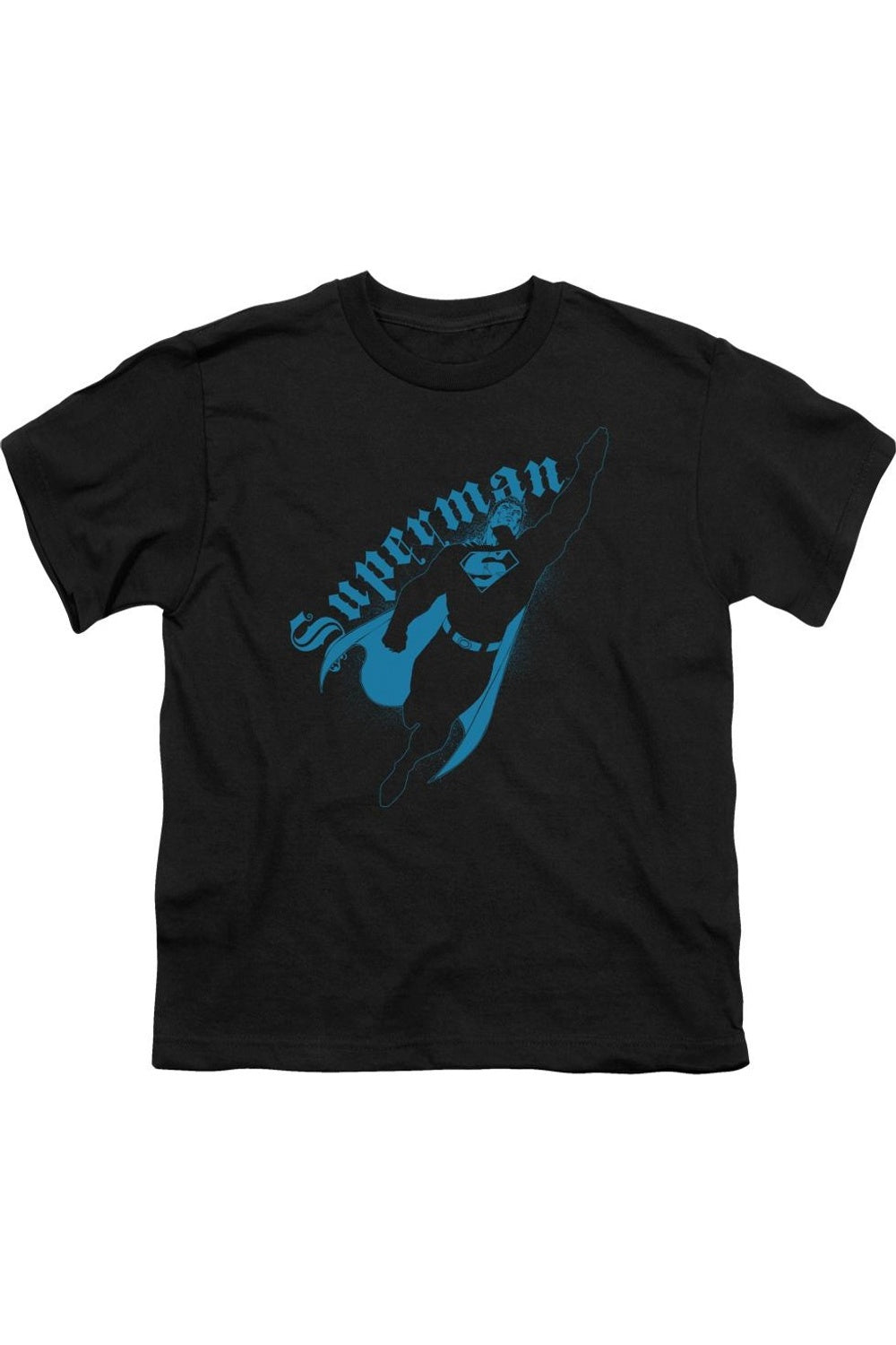 

Футболка с Суперменом в темных тонах для детей Gildan, черный