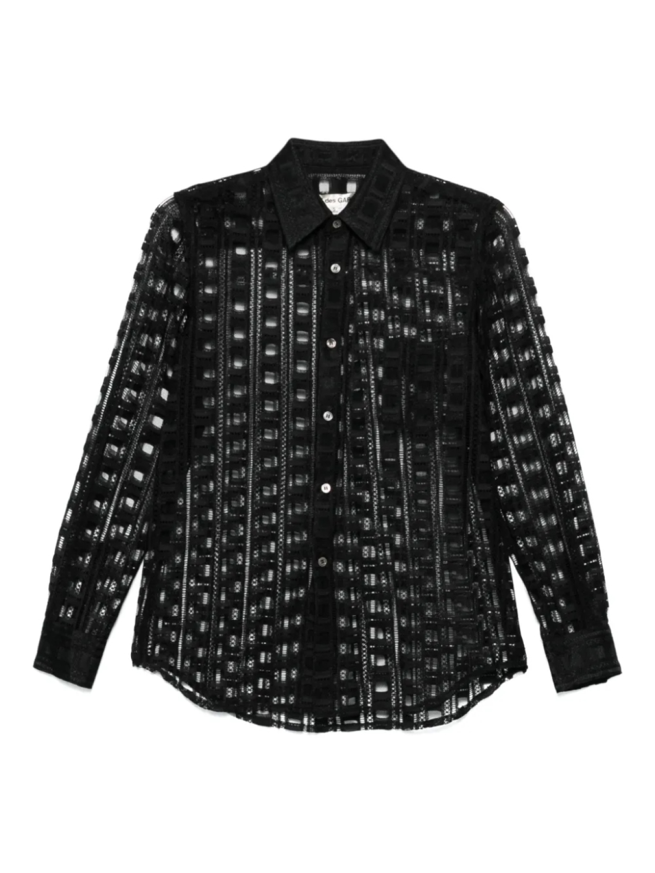 

Вышитая рубашка Comme Des Garçons, черный