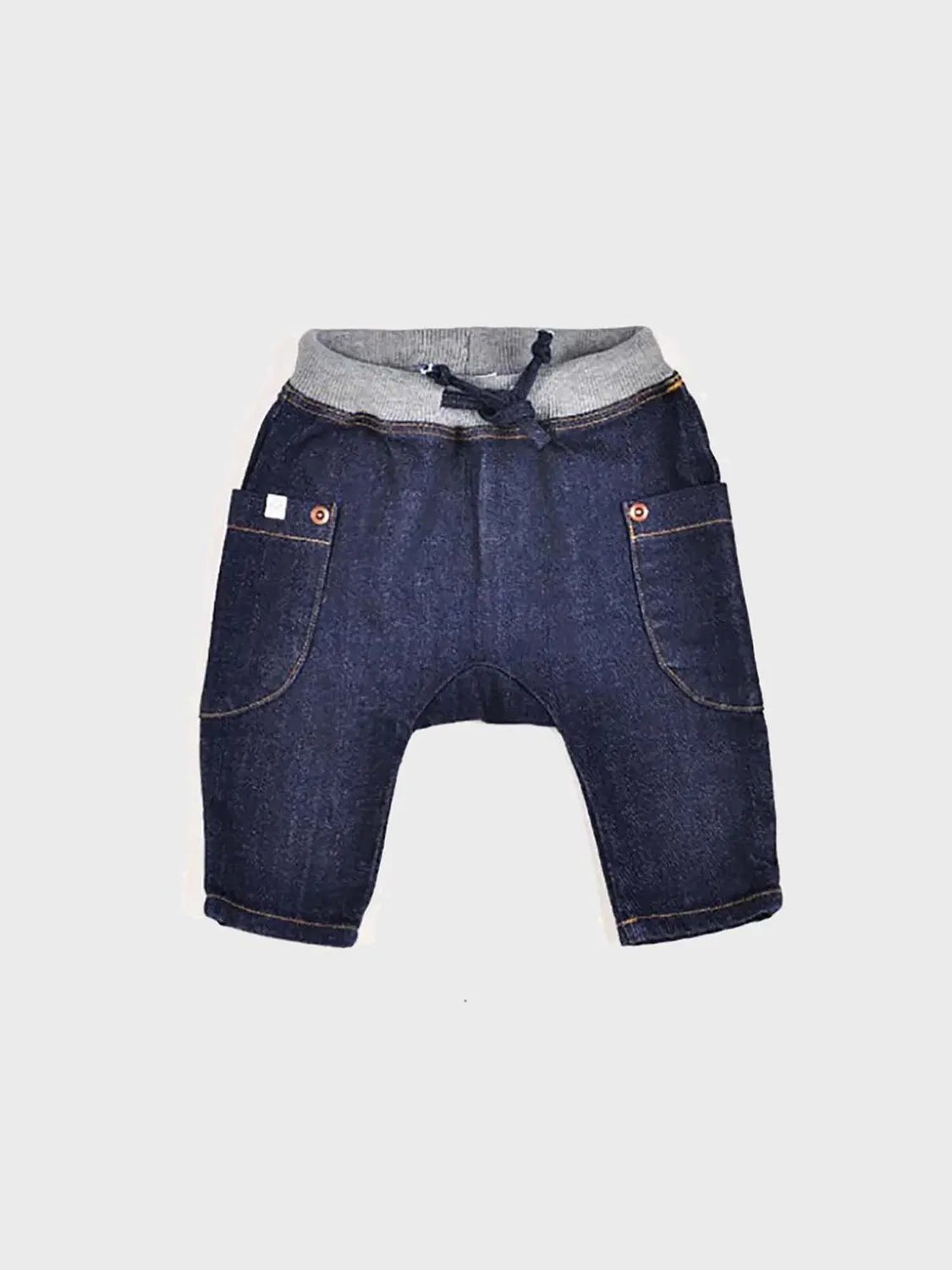 Свободные брюки 'OrganicEra, Organic Denim Harem Baby Pants' Organicera, Blue Denim