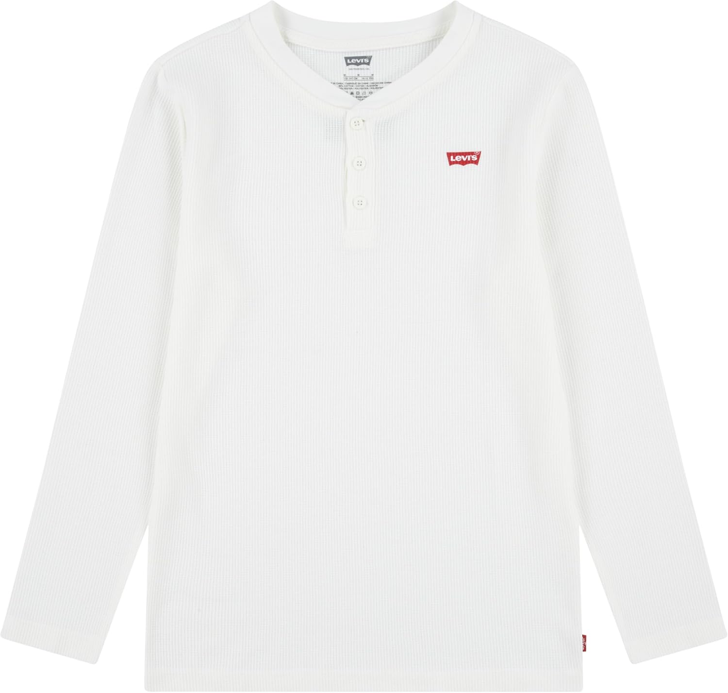 

Рубашка Levi's для мальчиков с длинным рукавом и вафельным узором, Sugar Swizzle