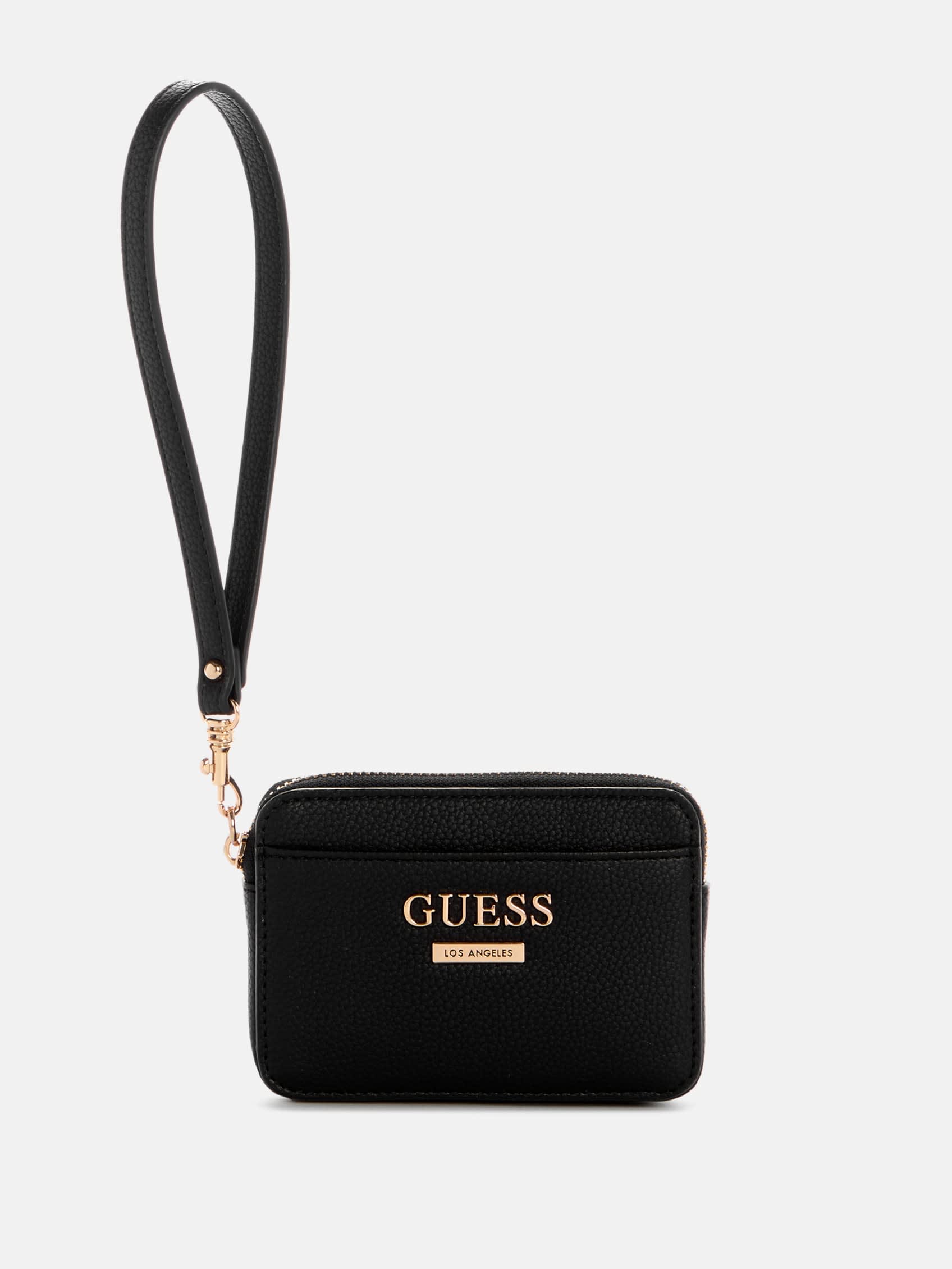 

Чехол для карт Tyra с запястьем Guess Factory, Black Floral Print