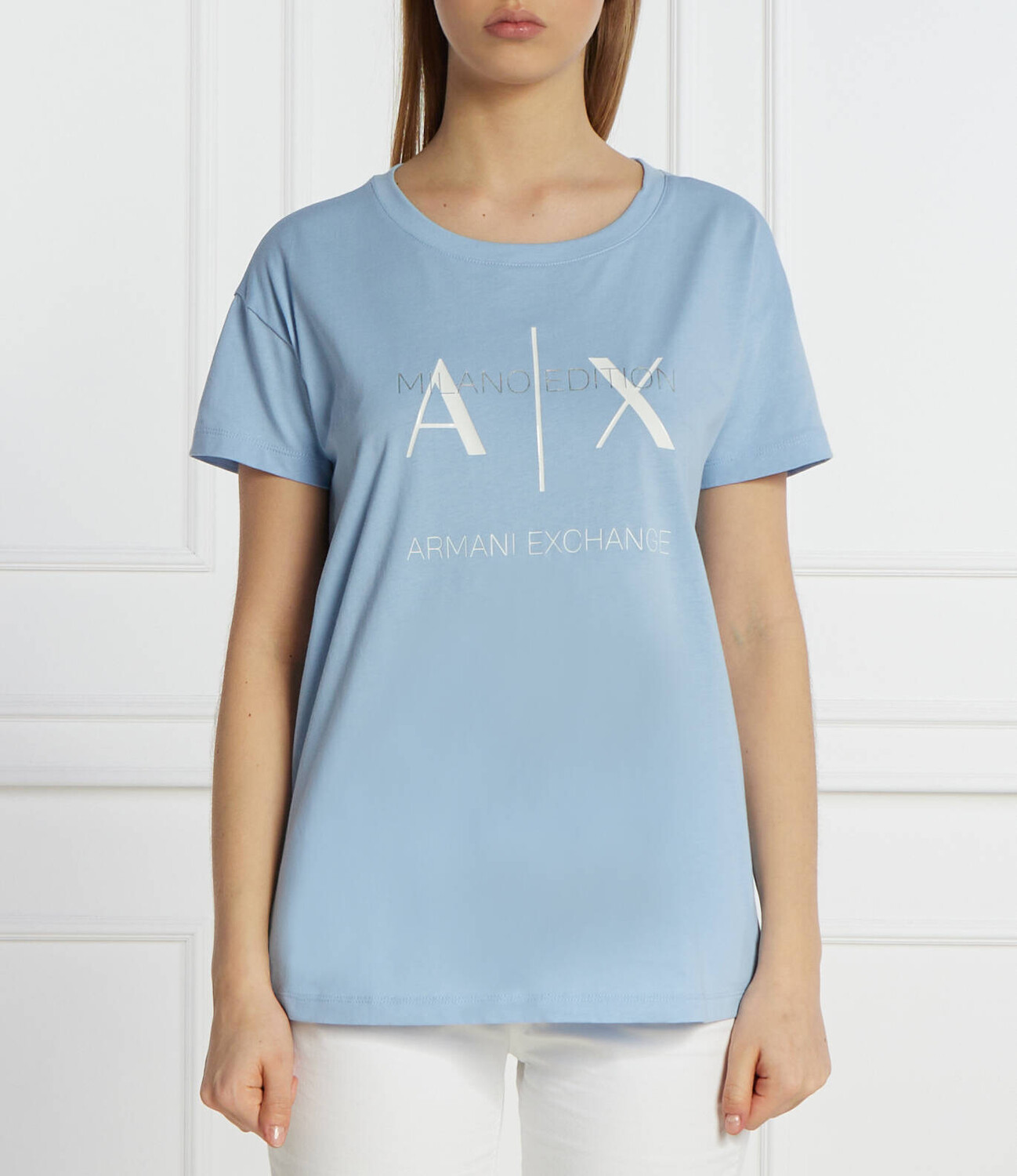 

Футболка Armani Exchange Regular Fit, синий