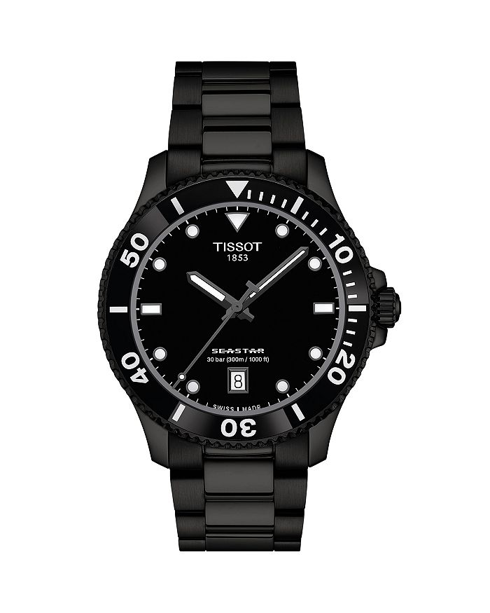 

Часы Seastar 1000, 40 мм Tissot, черный