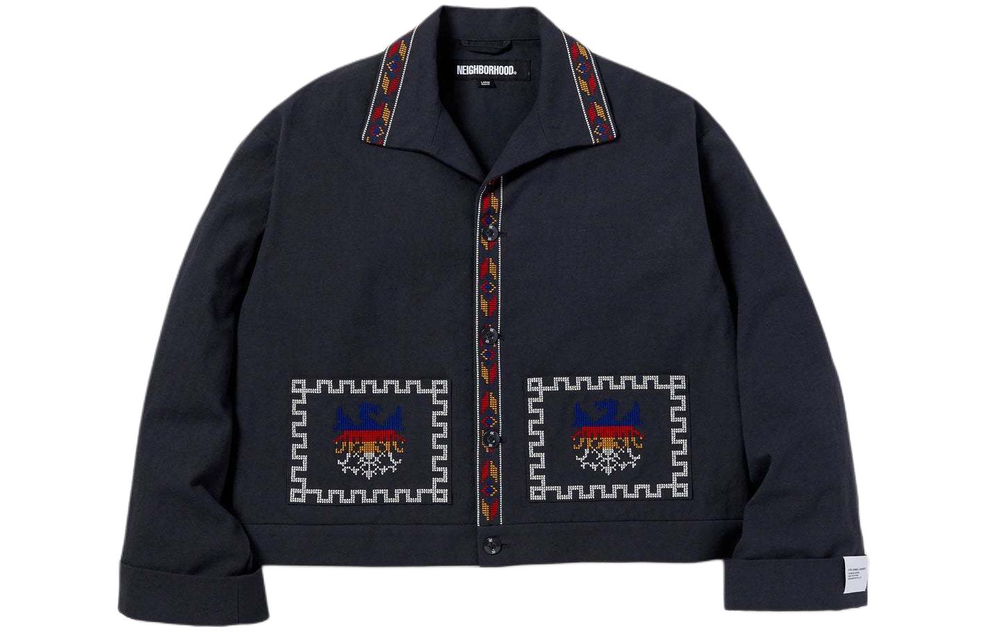 

NEIGHBORHOOD Вышитая рубашка-жакет, Charcoal