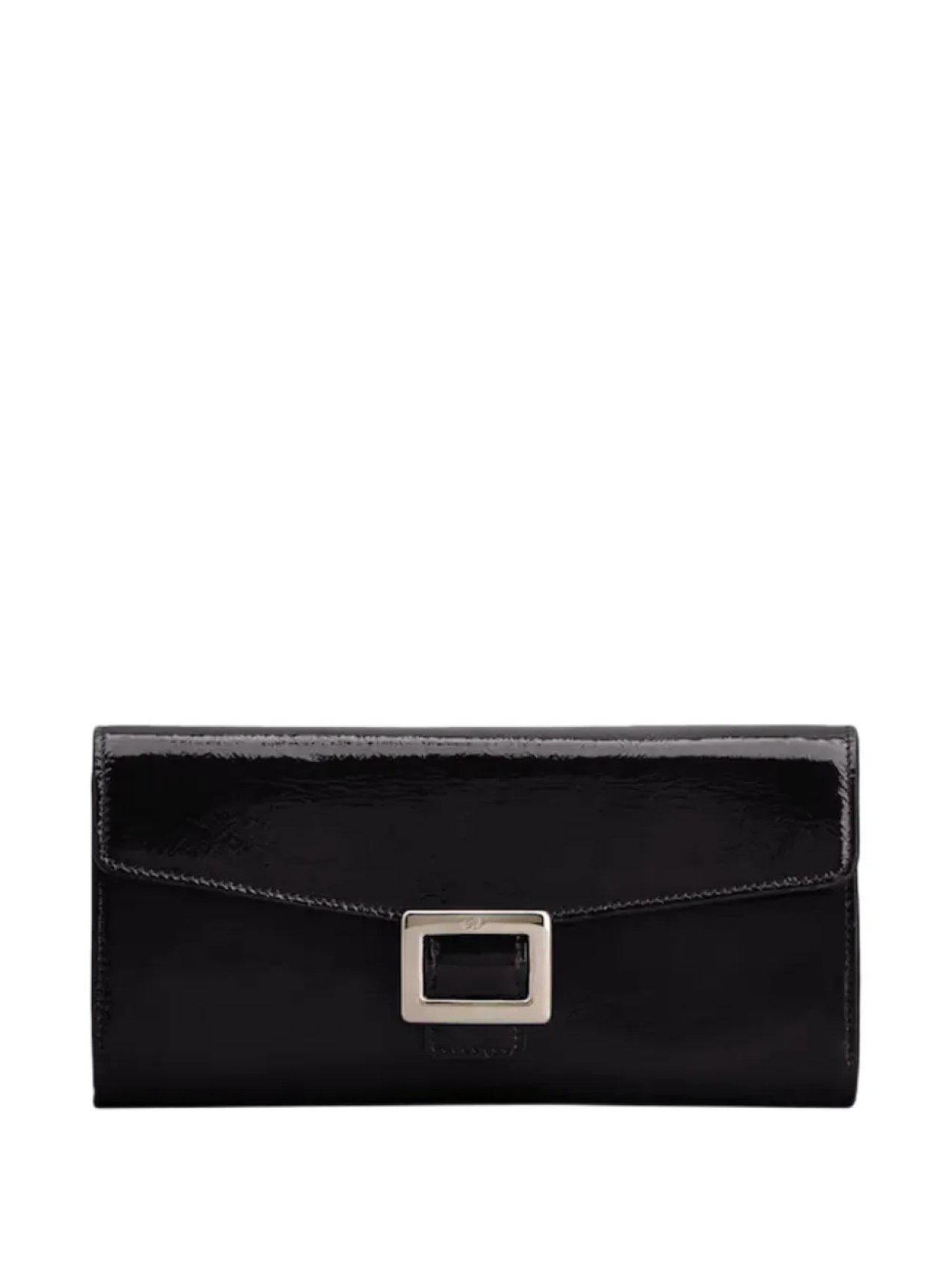

Кожаный кошелек Roger Vivier с застежкой-пряжкой, черный