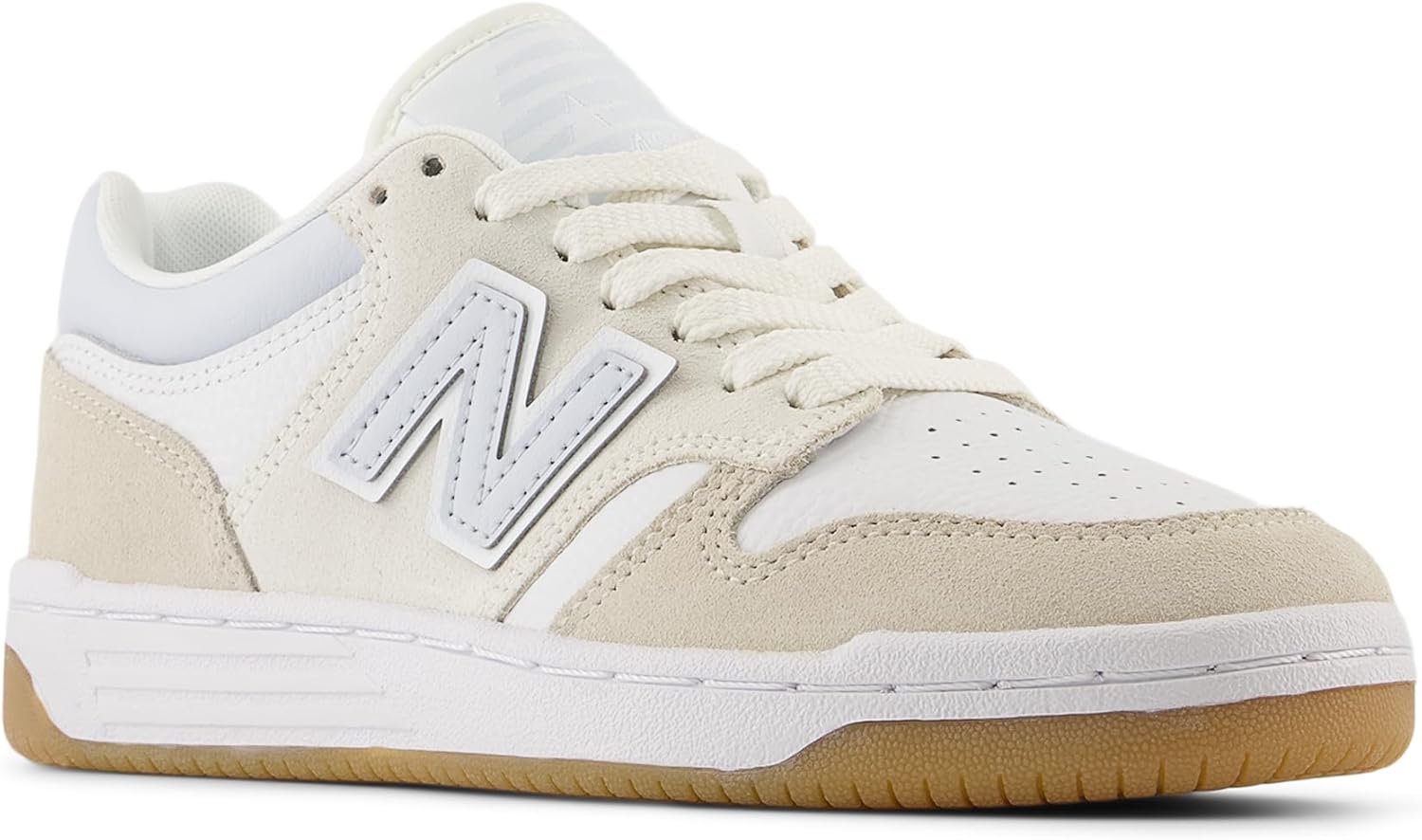 Детские кроссовки New Balance 480 V1 на шнуровке (унисекс), синий — фото 3
