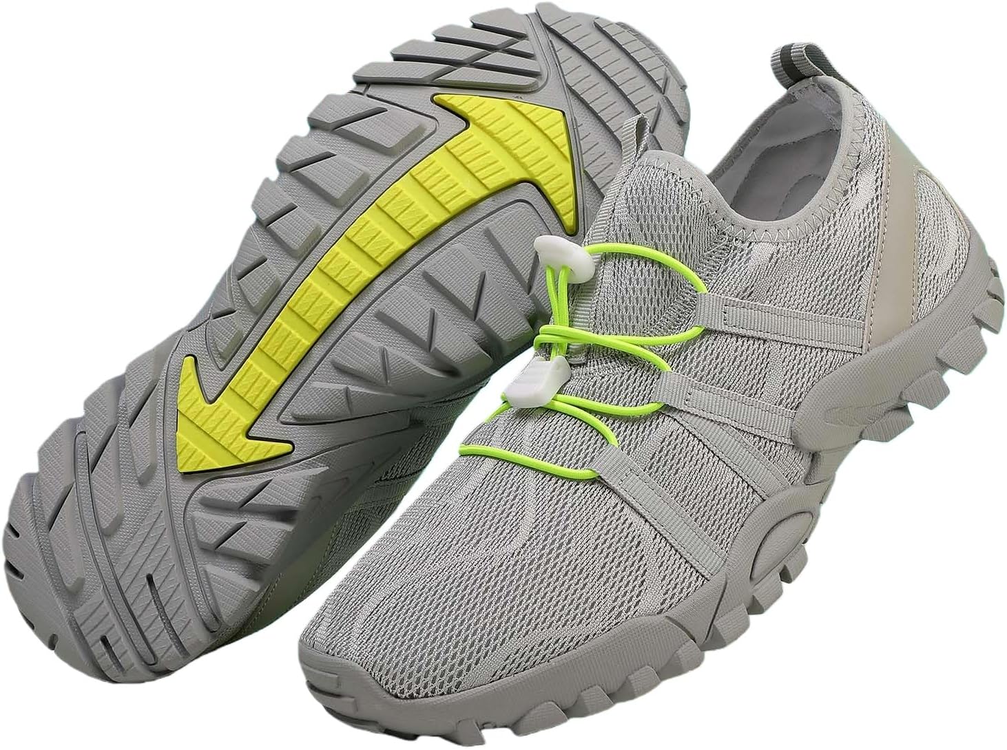 

Женские водные туфли для мужчин с широкой носочной частью и нескользящей подошвой Lghlmcl, светло-серый