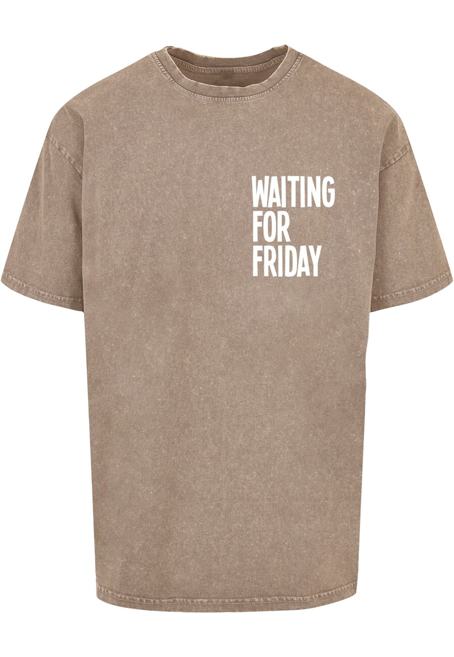 

Рубашка Mister Tee Waiting For Friday, бежевый