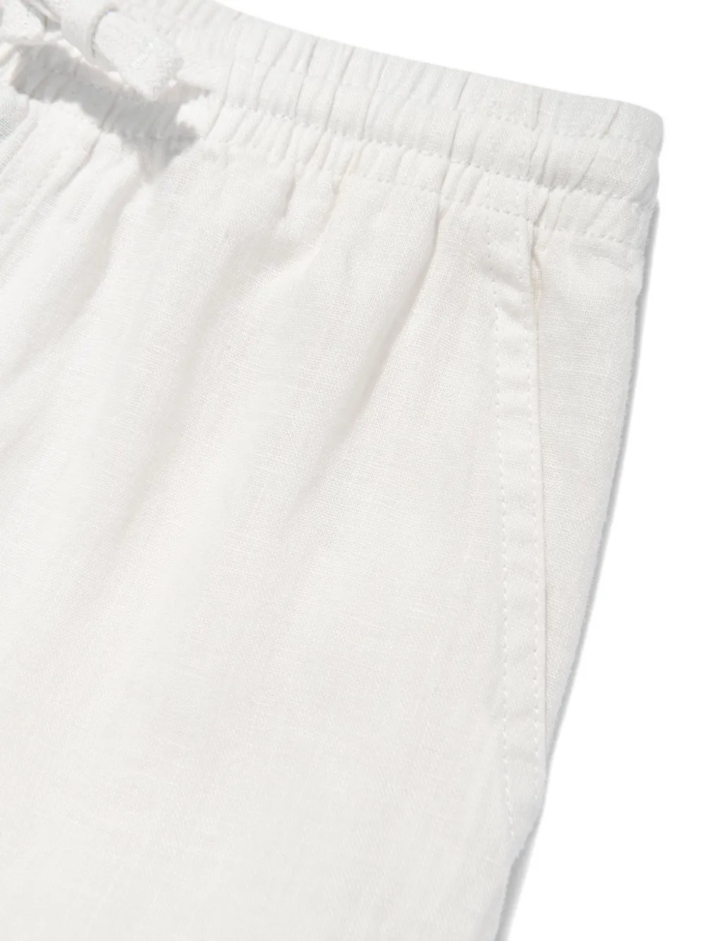 Широкие брюки с кулиской Polo Ralph Lauren Kids, белый — фото 3