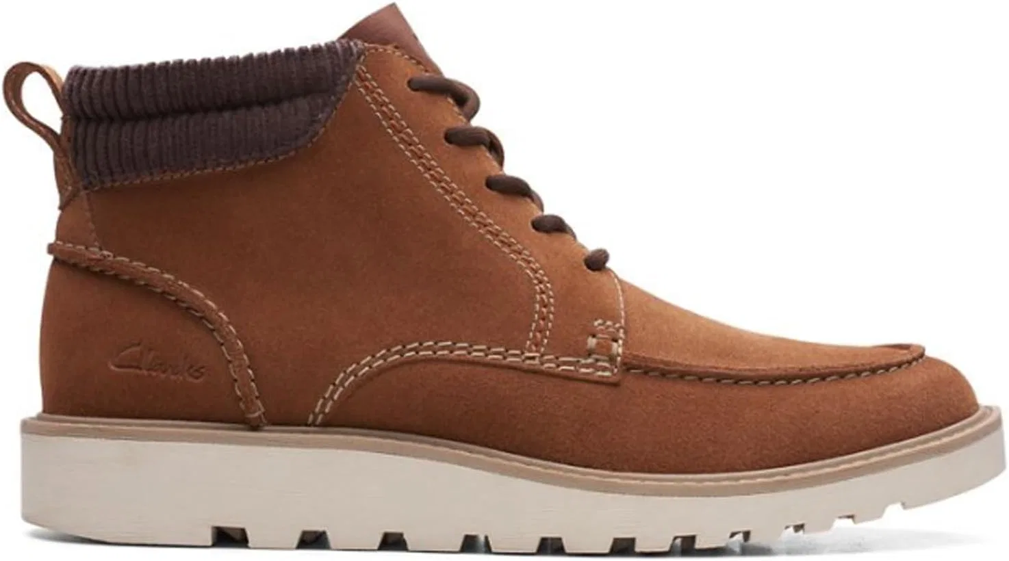 Мужские ботинки Clarks Barnes MidFashion, 3-Cola Suede — фото 2