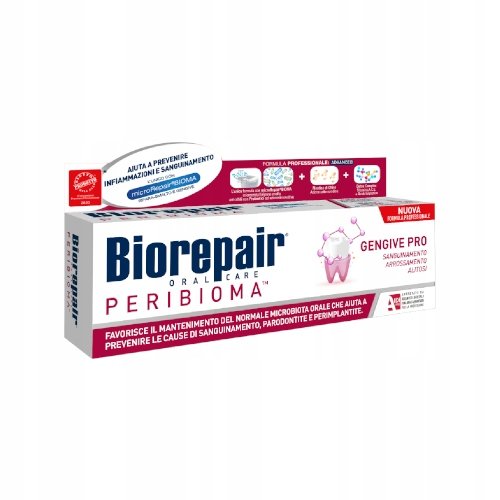 

Зубная паста Biorepair Peribioma 75 мл с экстрактом трав и эвкалипта, без фторида