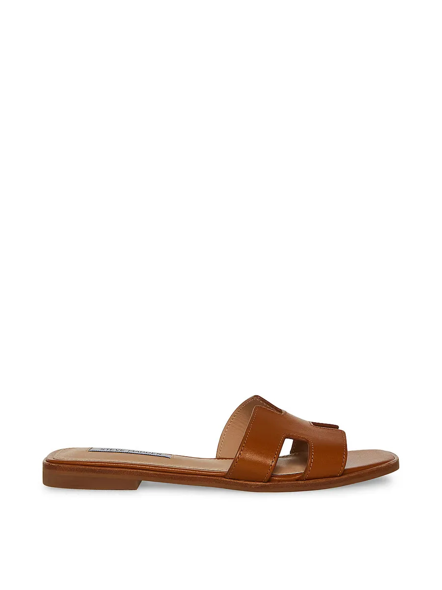 

Кожаные сандалии Hadyn коньячного цвета Steve Madden, цвет Cognac