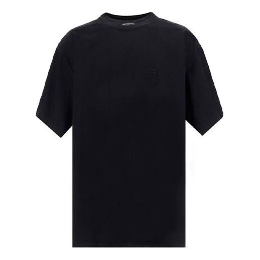 

Футболка sporty b crewneck t-shirt 'black' Balenciaga, черный
