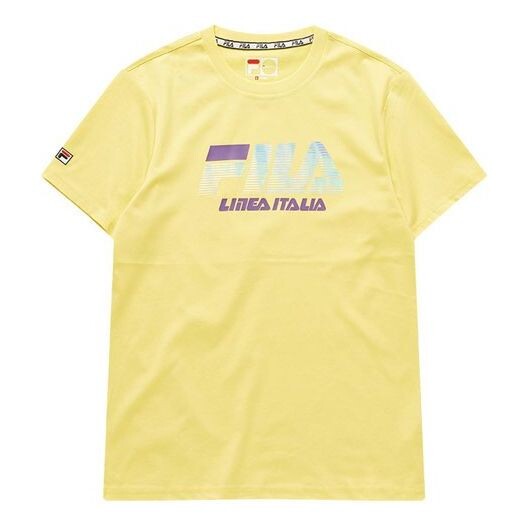 

Футболка FILA FUSION Basic Round Neck Short Sleeve Couple Style Yellow, желтый
