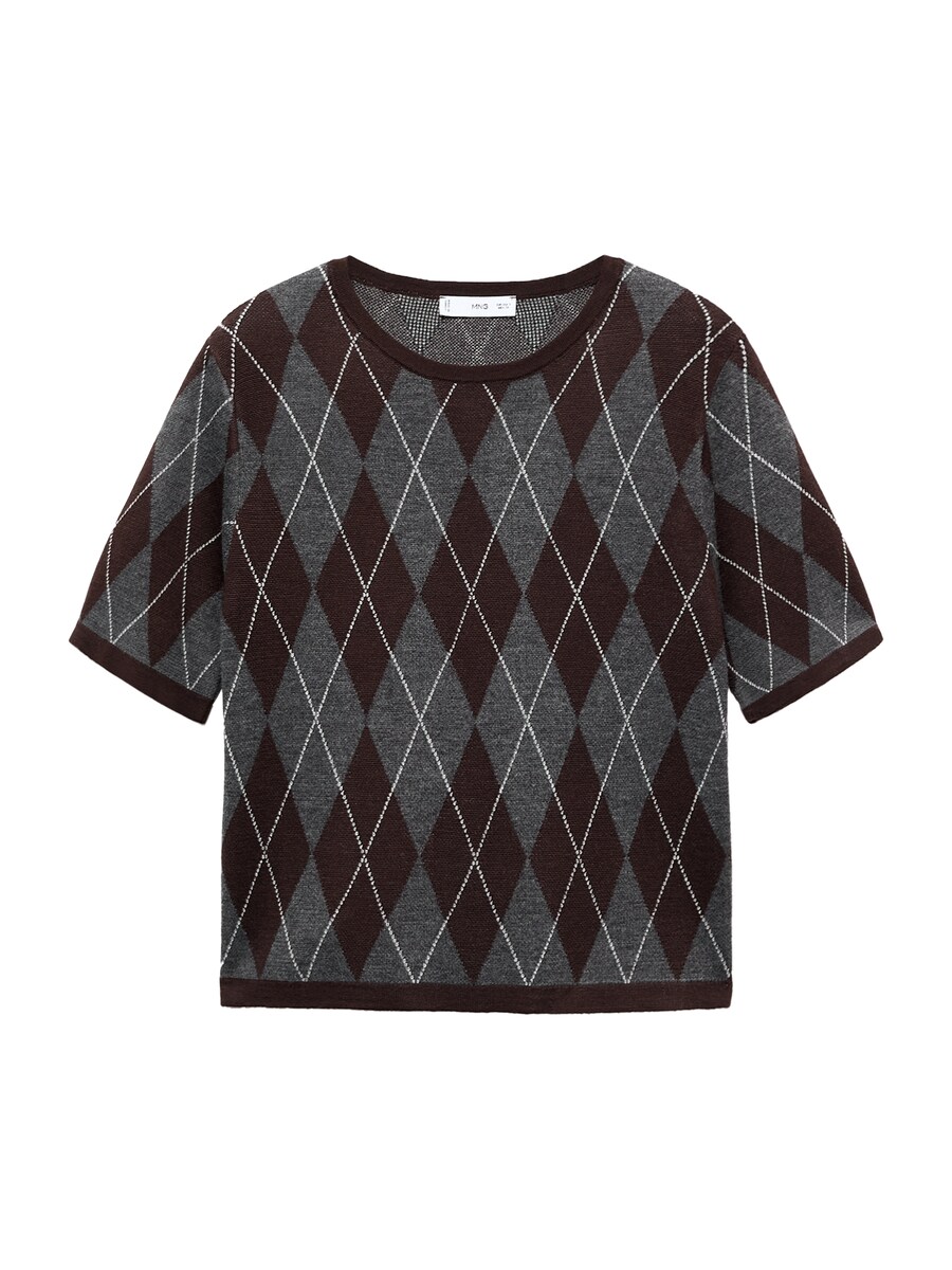 

Свитер MANGO ROMBUS, mottled grey