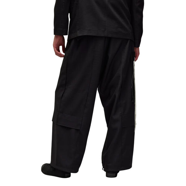 Брюки y-3 sport uniform patch trousers 'black' Adidas, черный — фото 3