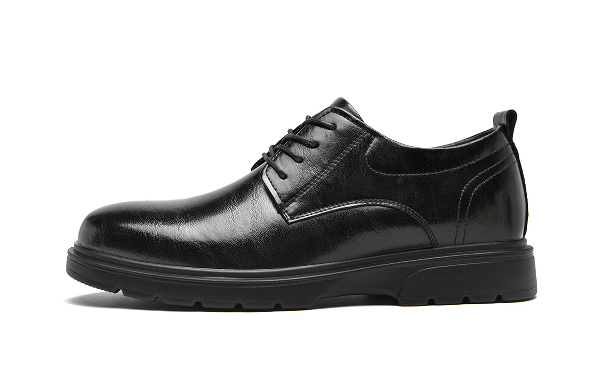 

Мужские туфли Low top черные HLA, черный[Height-Increasing Fleece-Lined]
